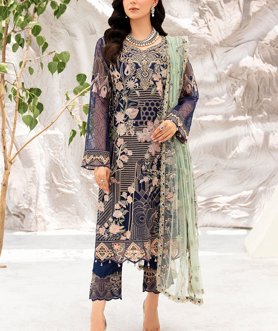 Ramsha Minhal Organza`23 Vol-9 M#902