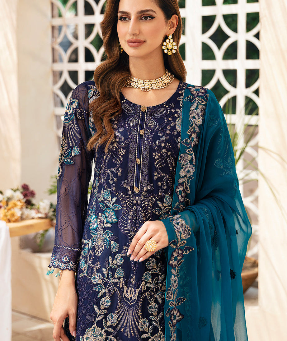 Ramsha Chevron L-Chiffon`24 Vol-9 A#903