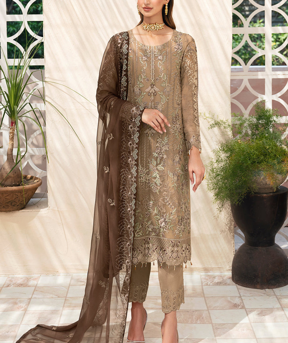 Ramsha Chevron L-Chiffon`24 Vol-9 A#904