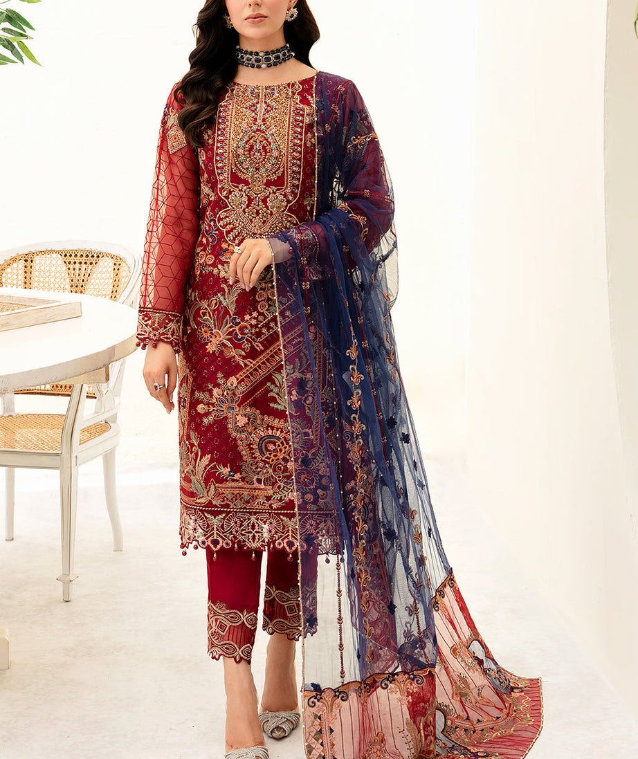 Ramsha Minhal Organza`23 Vol-9 M#908