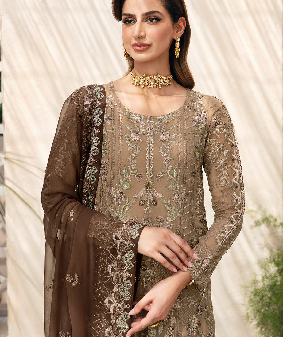 Ramsha Chevron L-Chiffon`24 Vol-9 A#904