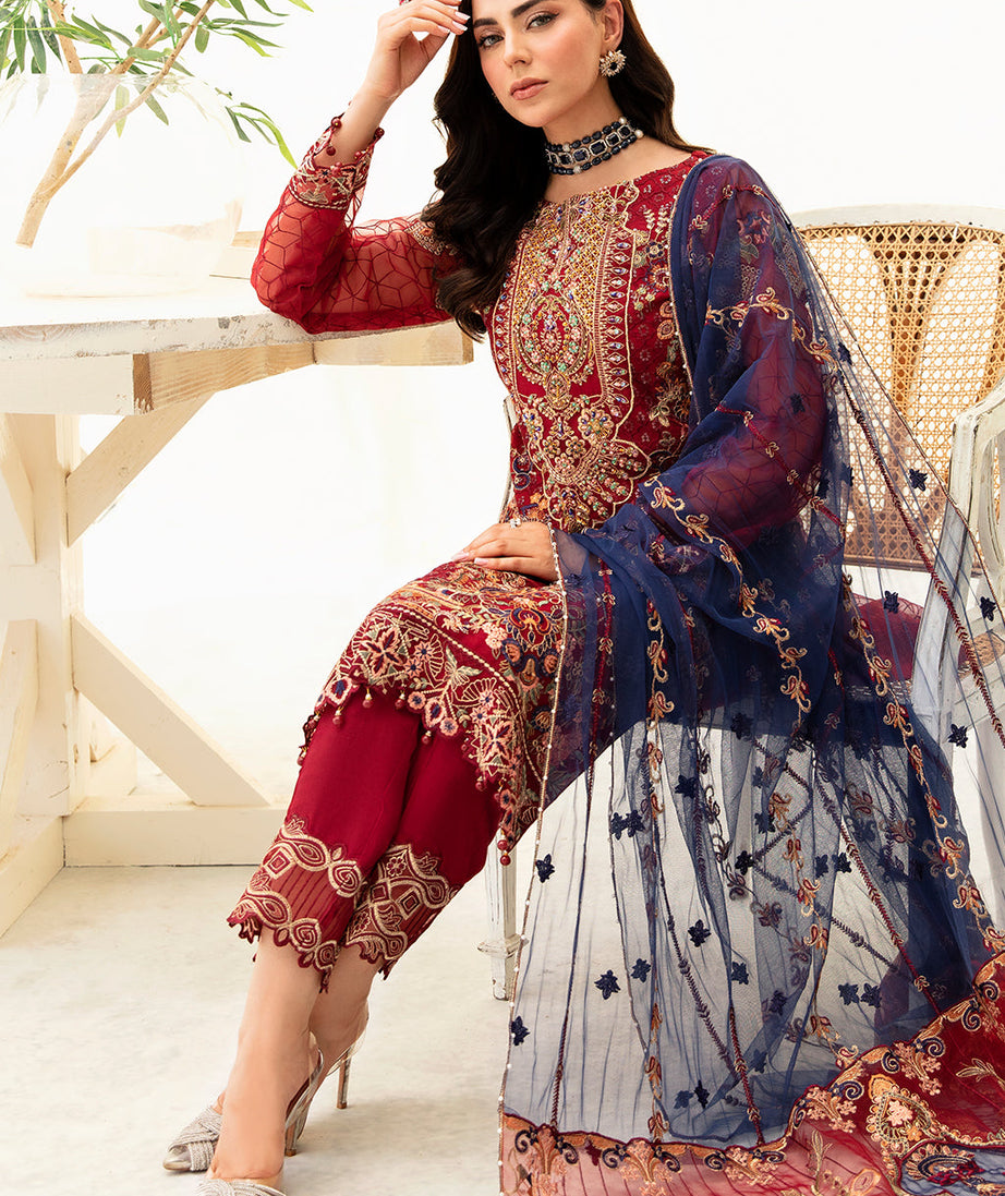 Ramsha Minhal Organza`23 Vol-9 M#908