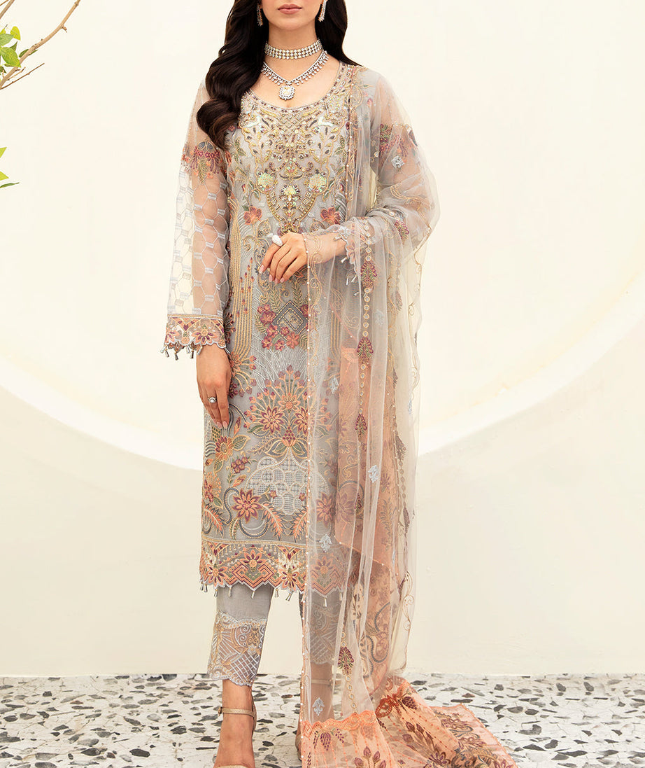 Ramsha Minhal Organza`23 Vol-9 M#909