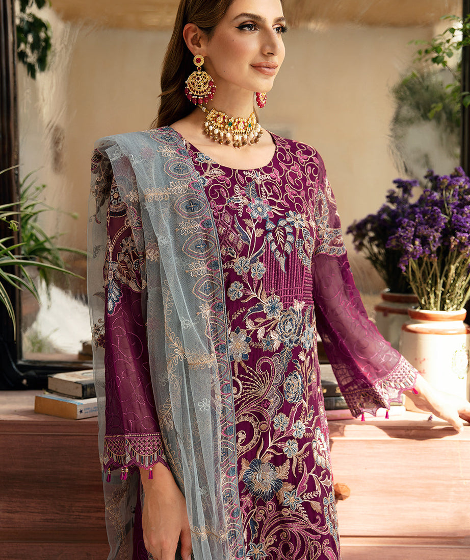 Ramsha Chevron L-Chiffon`24 Vol-9 A#911