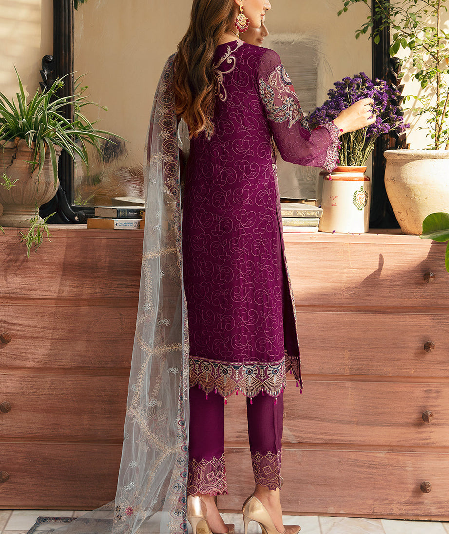 Ramsha Chevron L-Chiffon`24 Vol-9 A#911