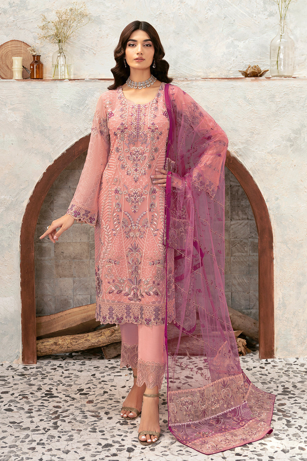 Ramsha Rangoon Chiffon`24 (Vol-12) D#1201