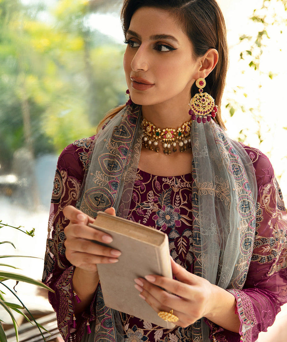 Ramsha Chevron L-Chiffon`24 Vol-9 A#911