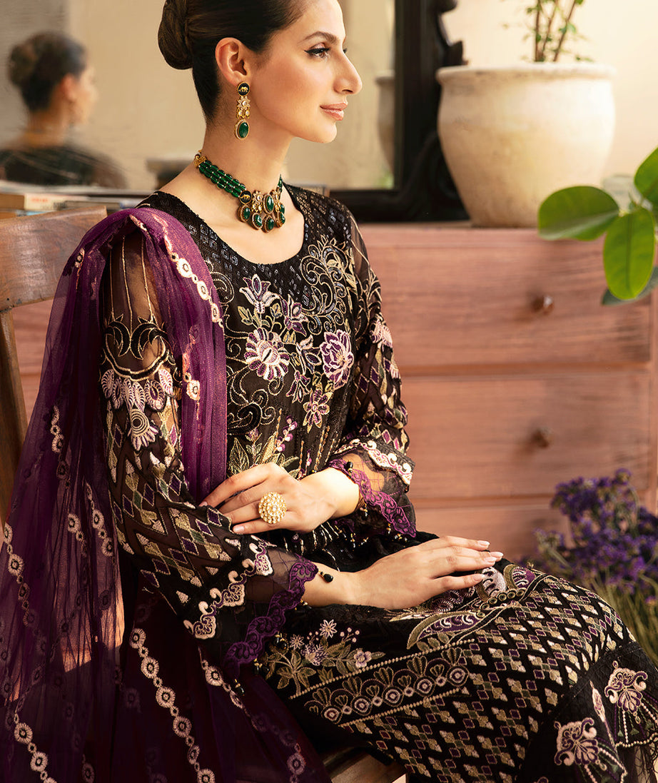 Ramsha Chevron L-Chiffon`24 Vol-9 A#905