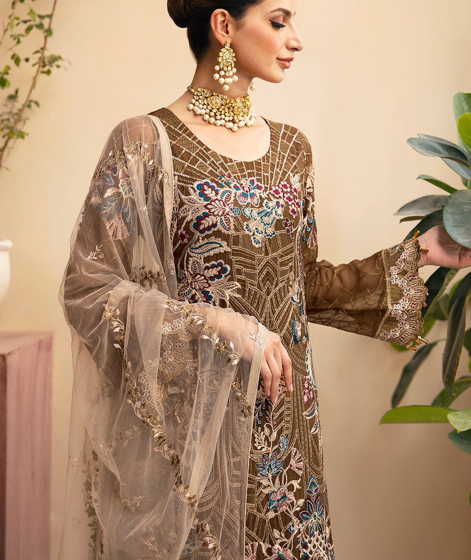 Ramsha Chevron L-Chiffon`24 Vol-9 A#910