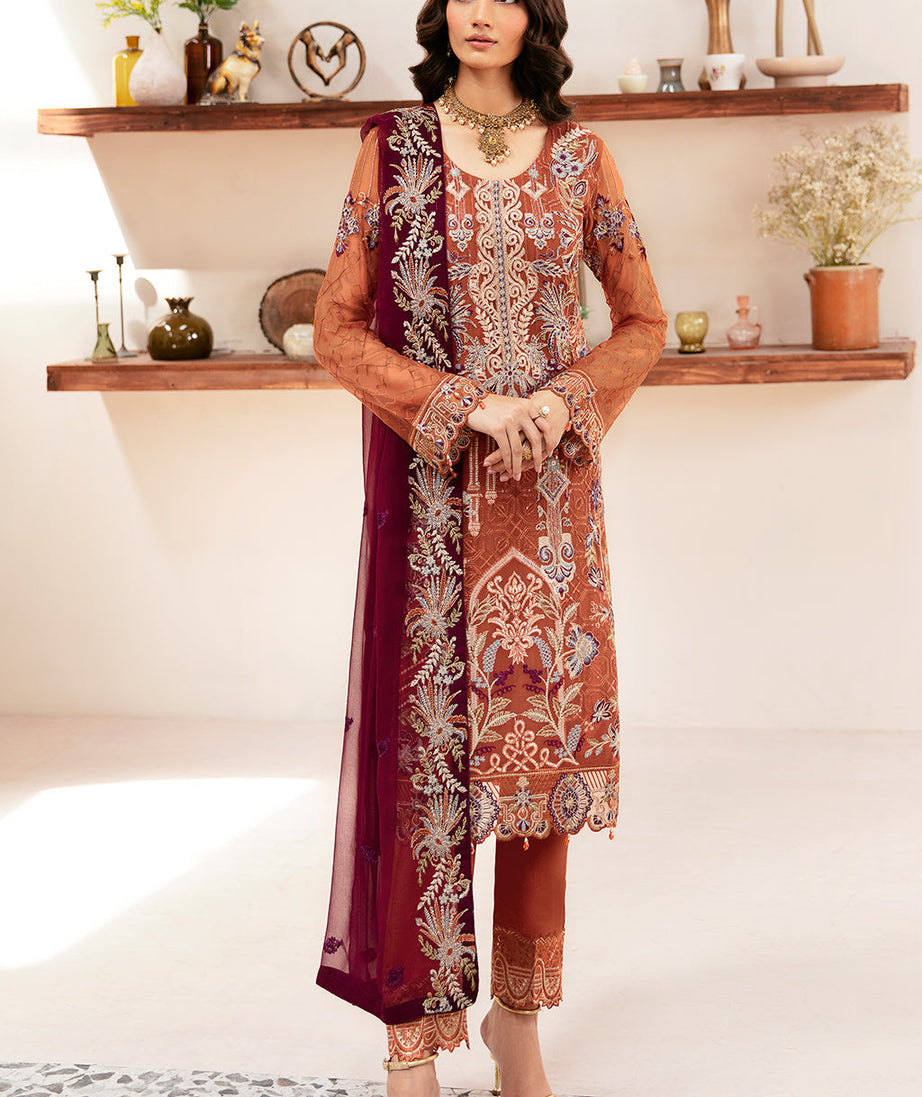 Ramsha Rangoon Chiffon`24 (Vol-12) D#1209