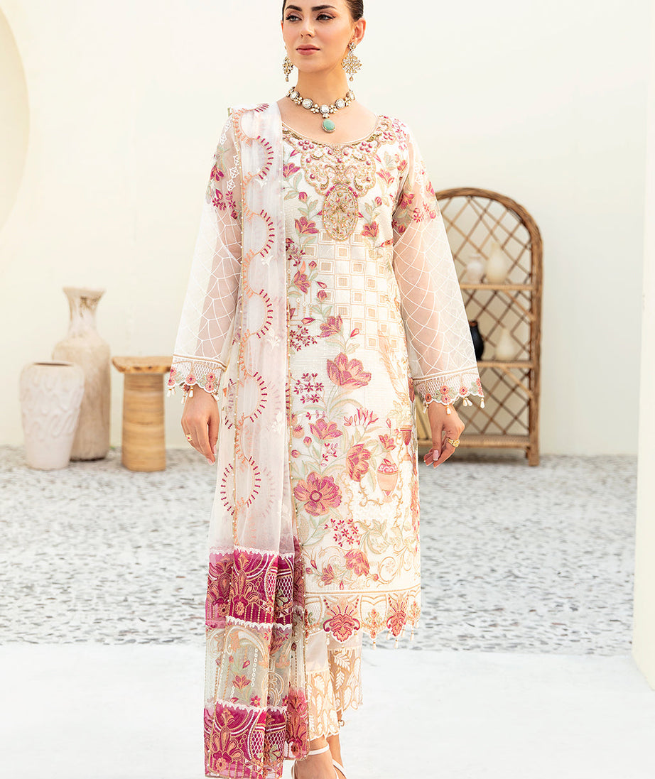 Ramsha Minhal Organza`23 Vol-9 M#907