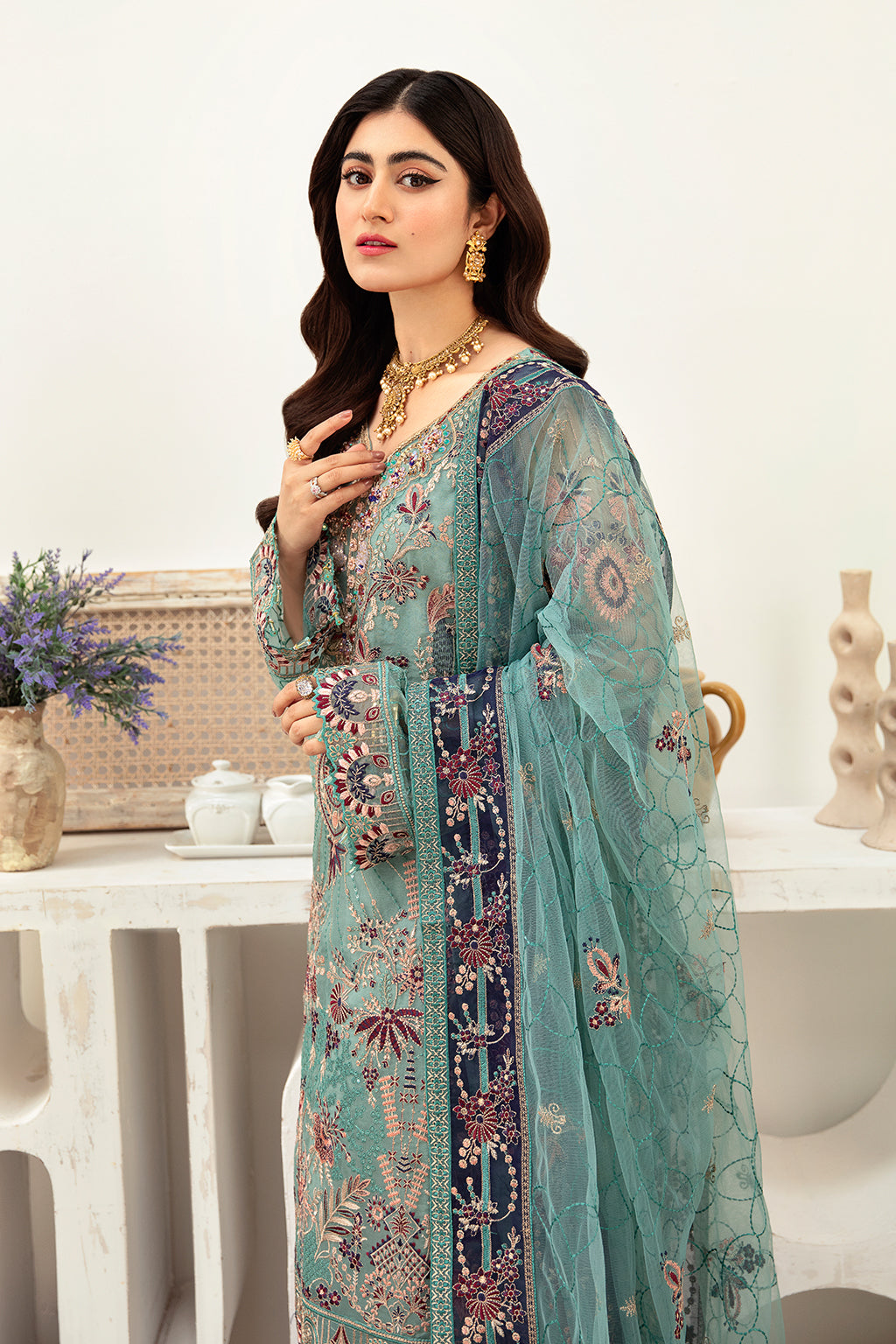 Ramsha Minhal Chiffon'24 Vol-10 M#1001