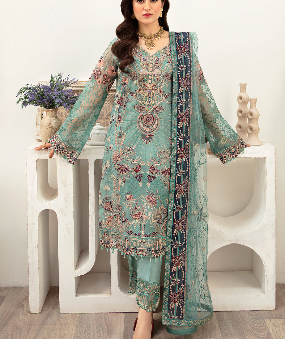 Ramsha Minhal Chiffon'24 Vol-10 M#1001