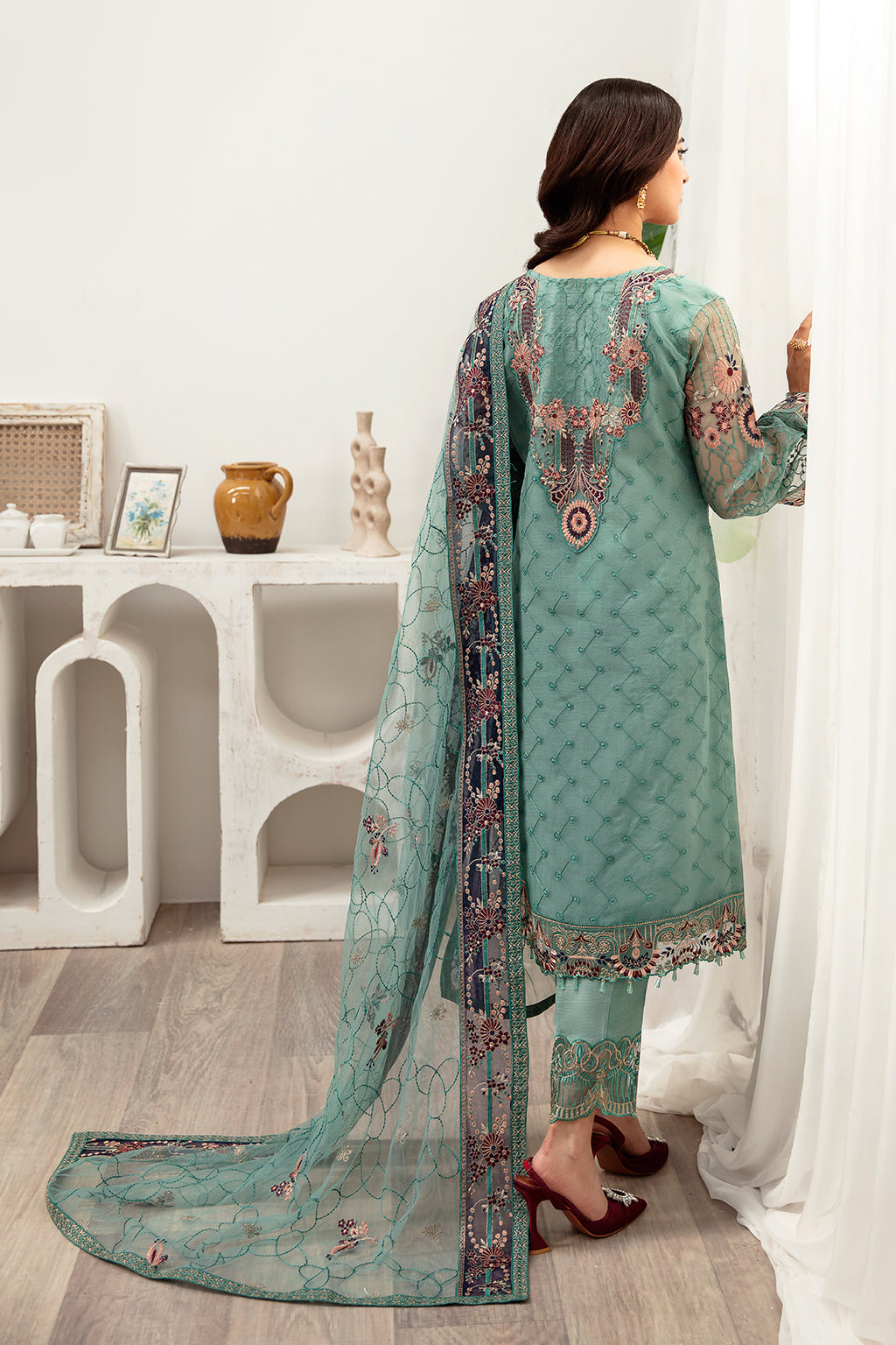 Ramsha Minhal Chiffon'24 Vol-10 M#1001