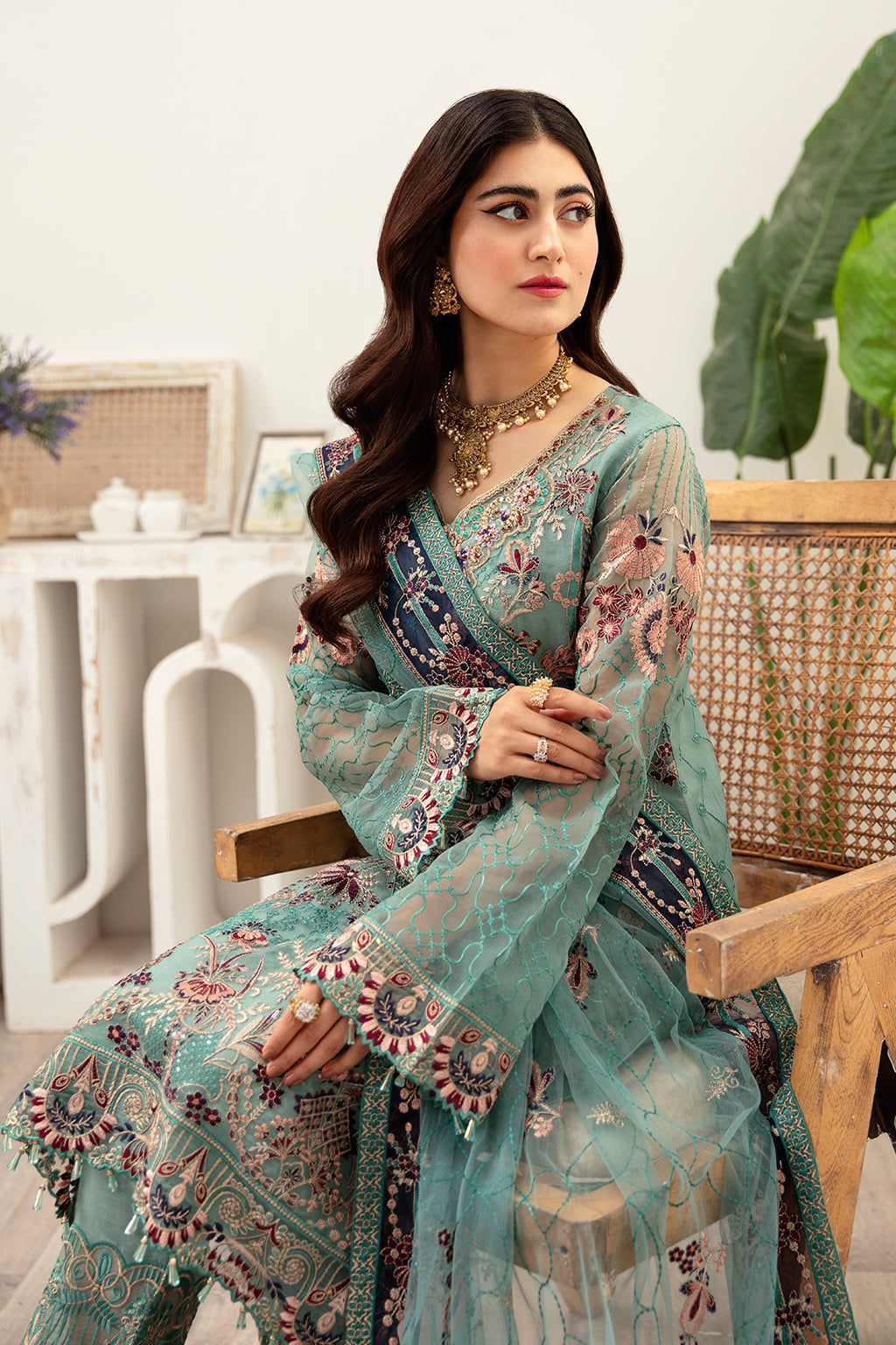 Ramsha Minhal Chiffon'24 Vol-10 M#1001