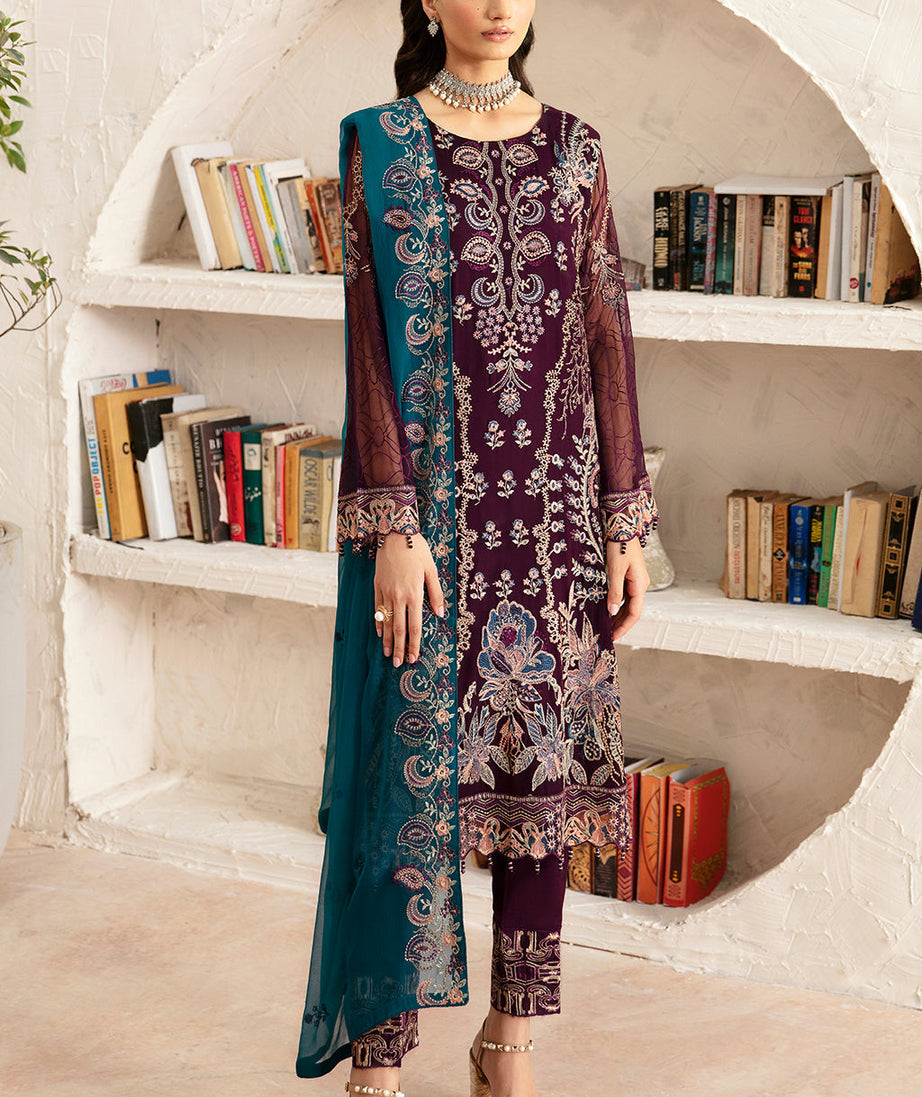 Ramsha Rangoon Chiffon`24 (Vol-12) D#1211