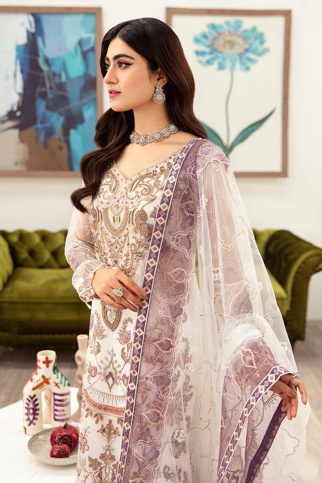 Ramsha Minhal Chiffon'24 Vol-10 M#1002