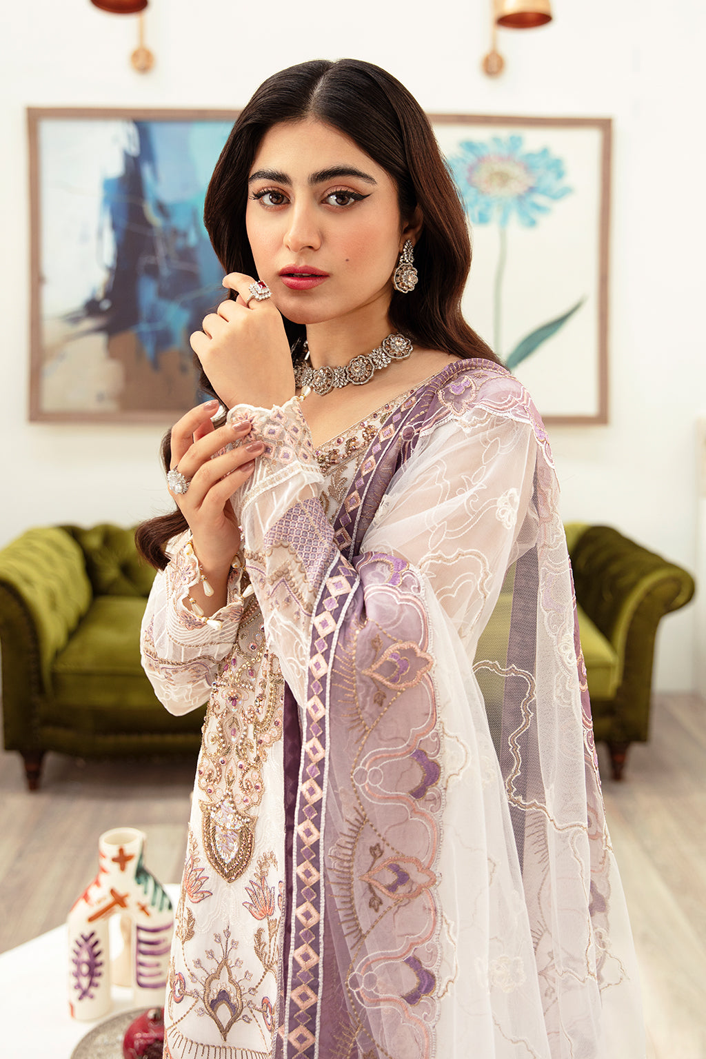 Ramsha Minhal Chiffon'24 Vol-10 M#1002
