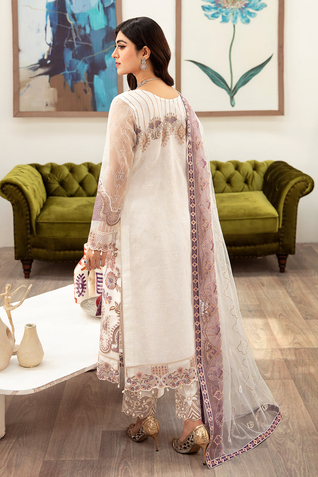 Ramsha Minhal Chiffon'24 Vol-10 M#1002