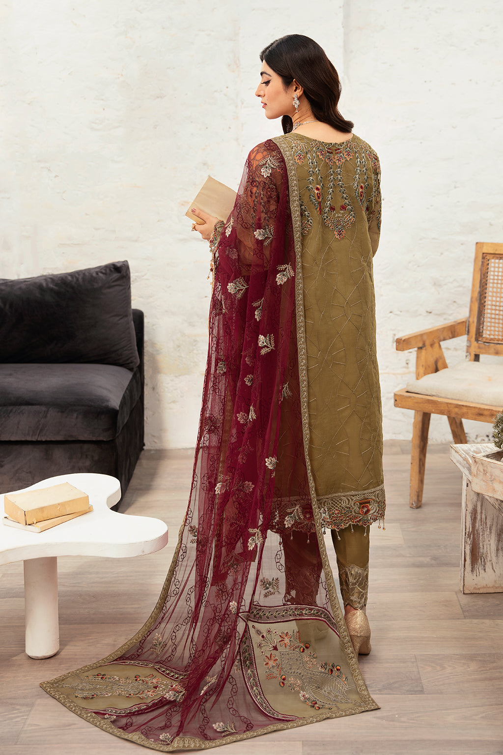 Ramsha Minhal Chiffon'24 Vol-10 M#1010
