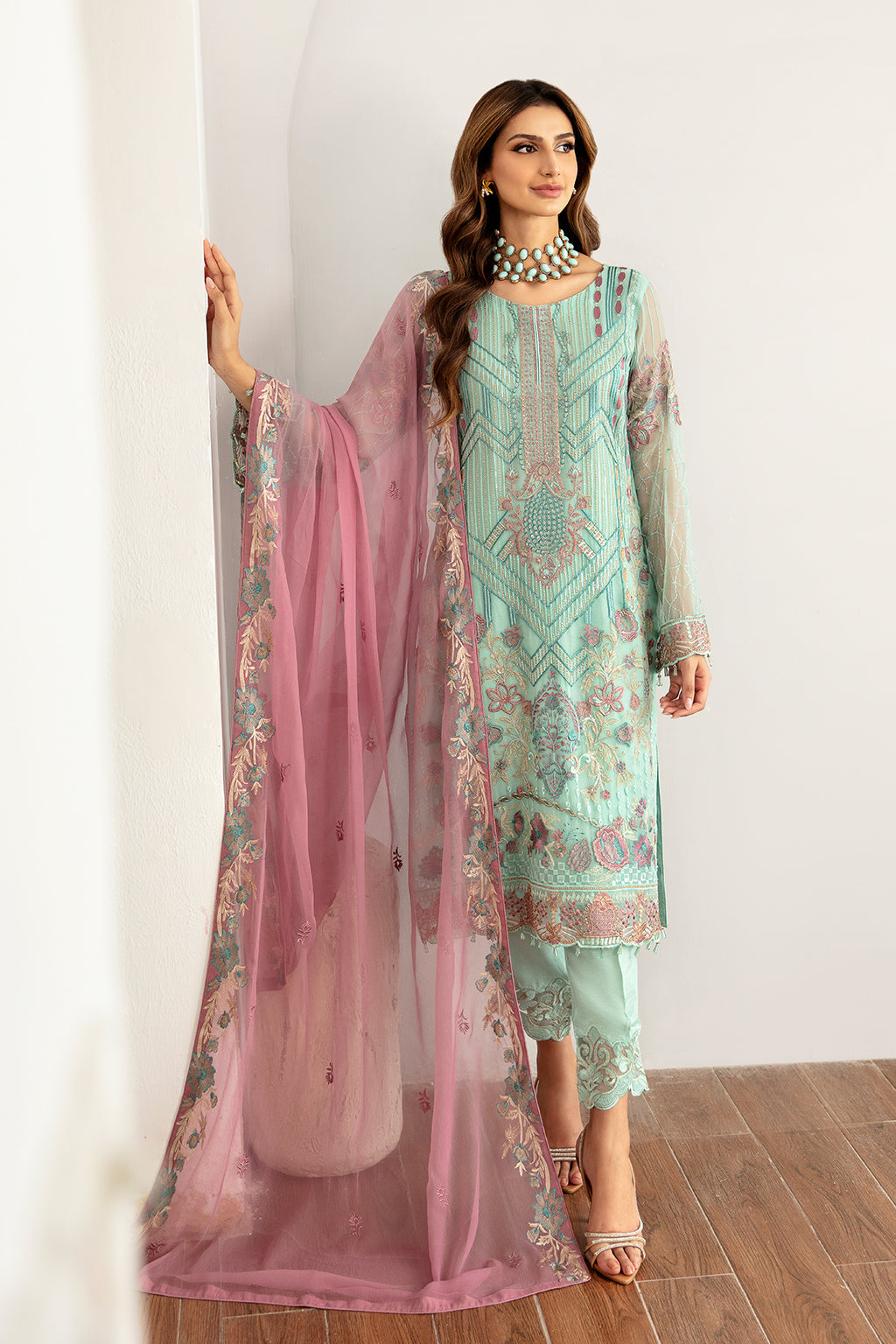 Ramsha Rangoon Chiffon Vol-11 D#1107