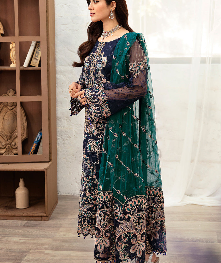 Ramsha Minhal Chiffon'24 Vol-10 M#1009