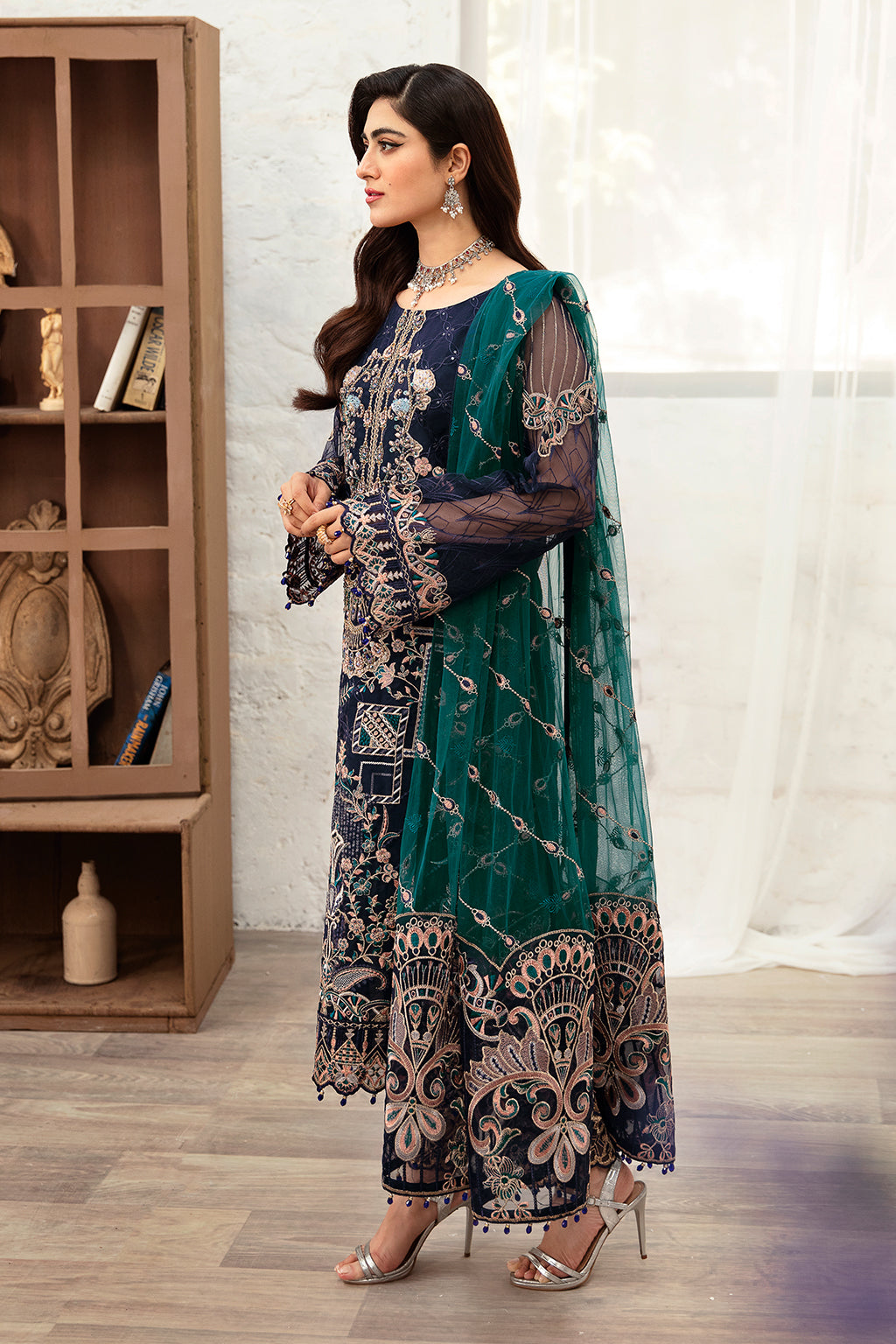 Ramsha Minhal Chiffon'24 Vol-10 M#1009