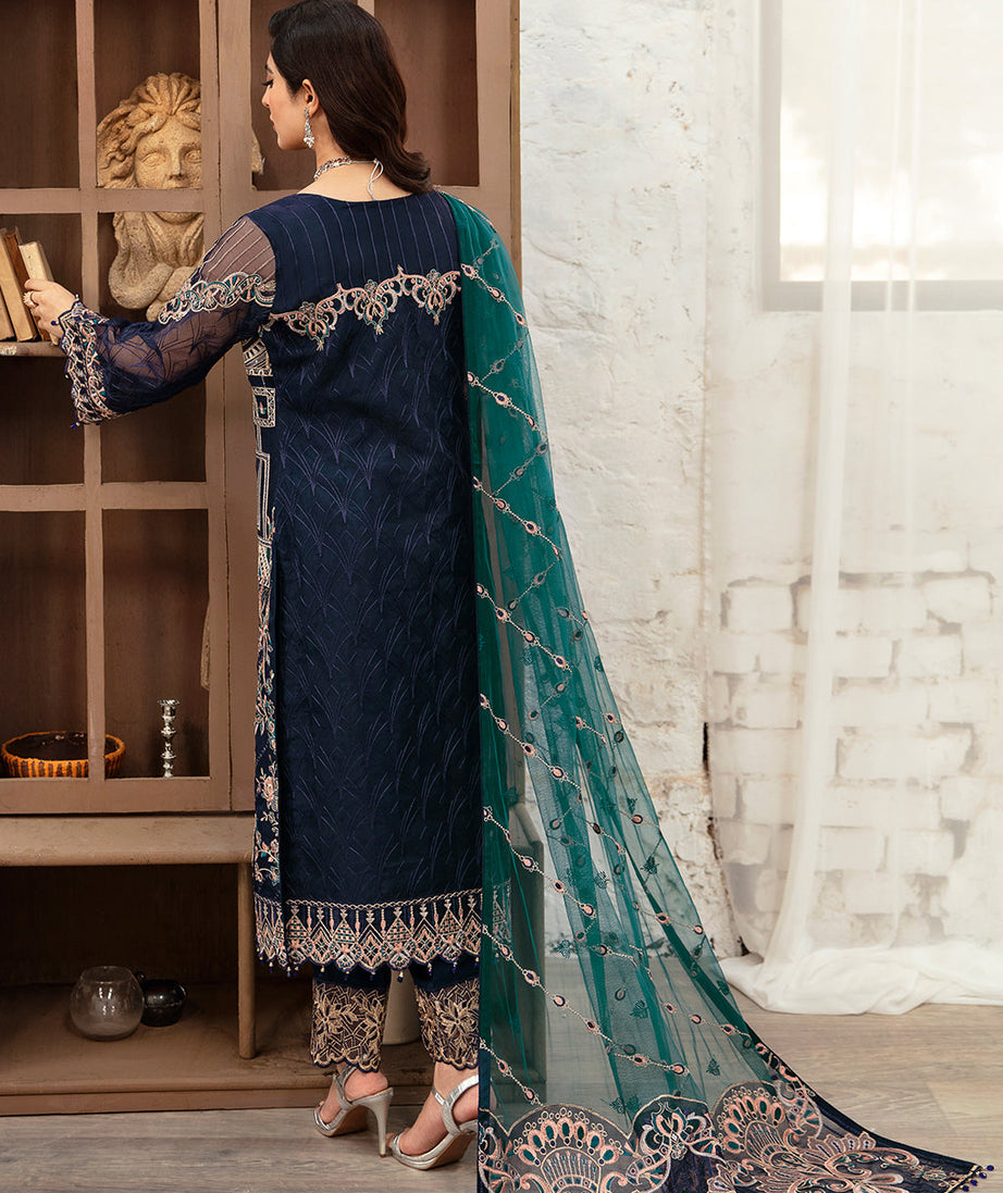 Ramsha Minhal Chiffon'24 Vol-10 M#1009