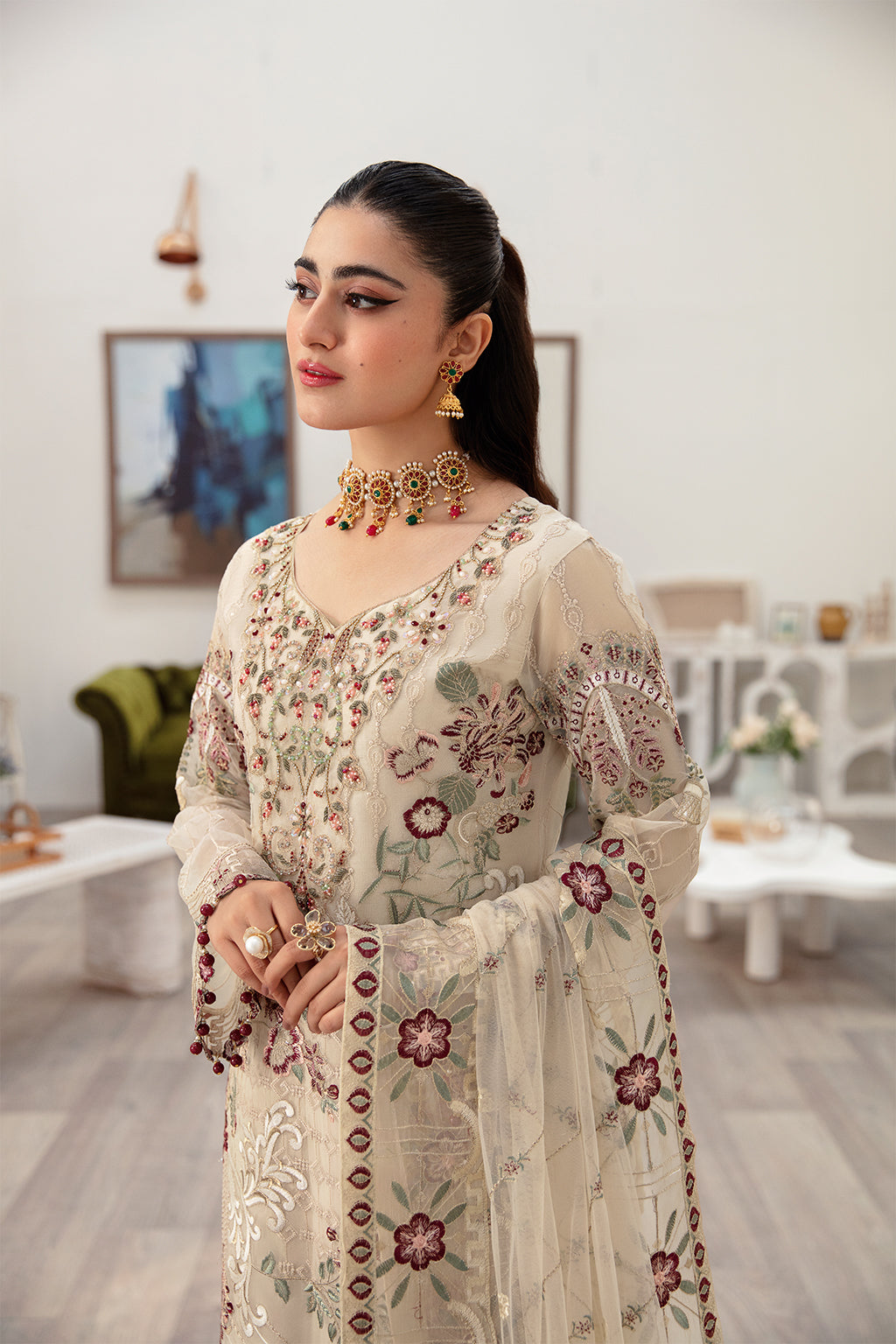 Ramsha Minhal Chiffon'24 Vol-10 M#1004