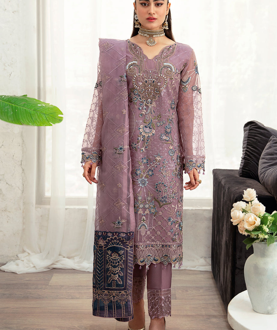 Ramsha Minhal Chiffon'24 Vol-10 M#1005