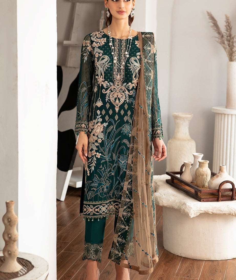 Ramsha Rangoon Chiffon Vol-11 D#1101