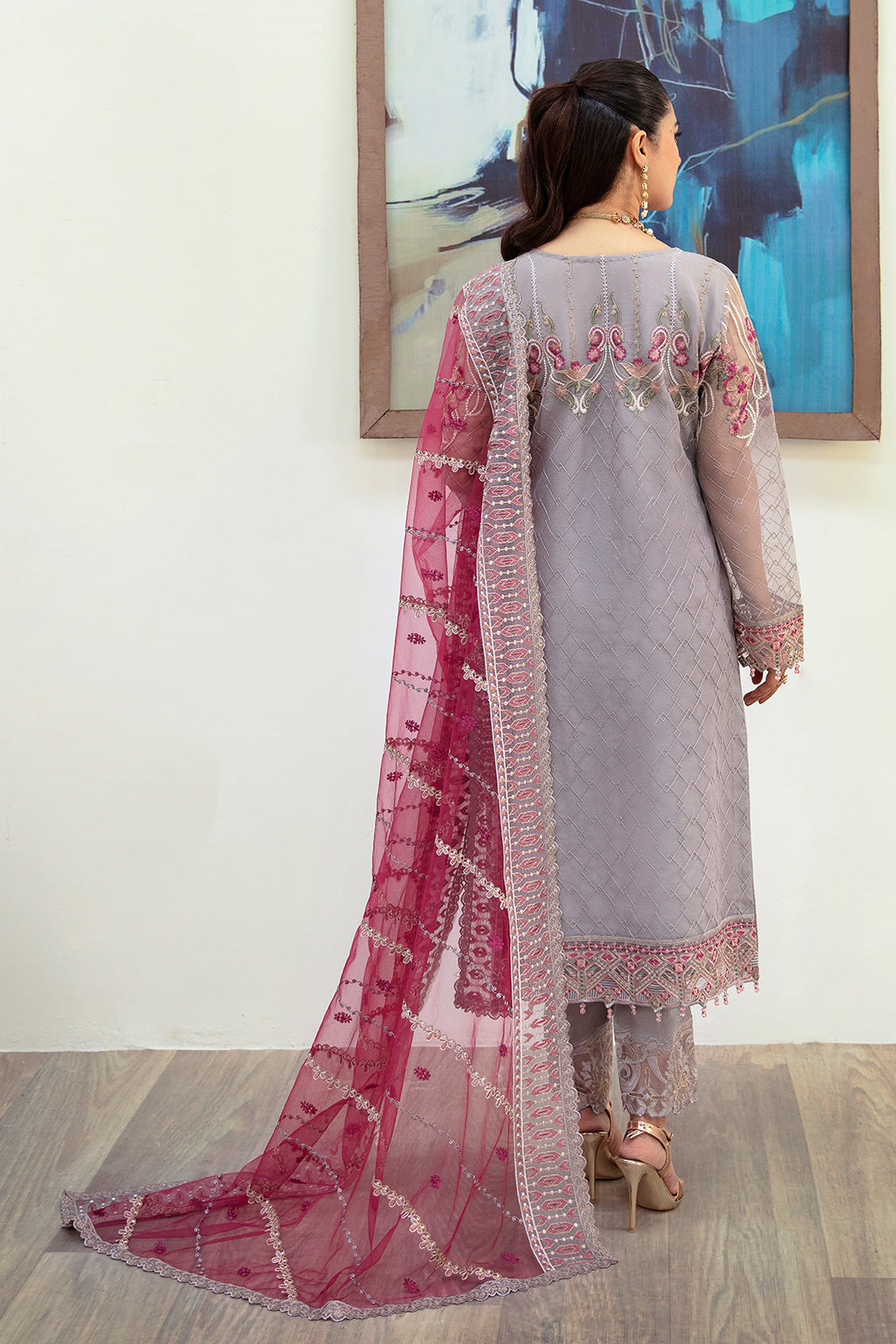 Ramsha Minhal Chiffon'24 Vol-10 M#1008