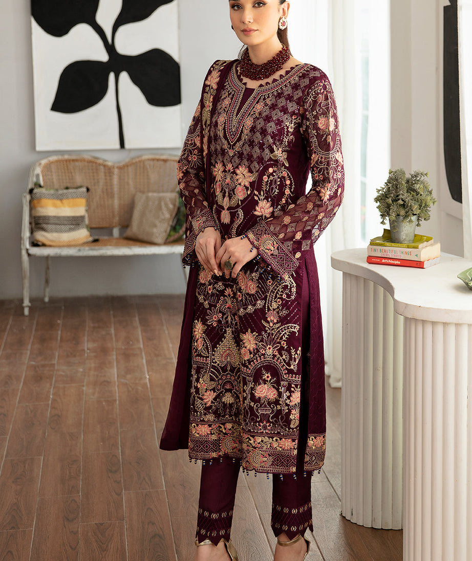 Ramsha Rangoon Chiffon Vol-11 D#1104