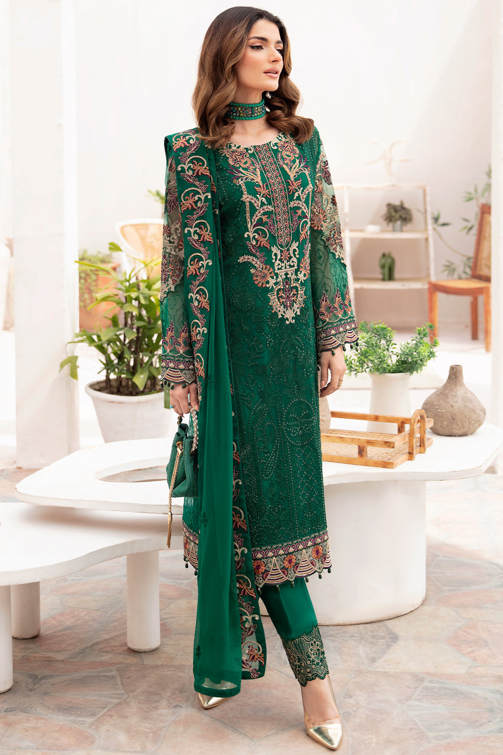 Ramsha Chevron Chiffon`23 D#704