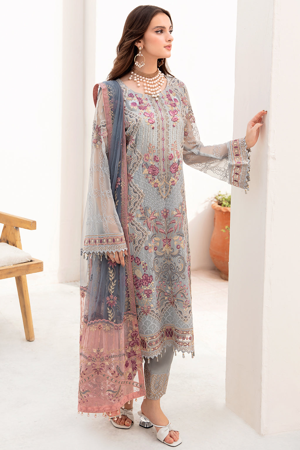 Ramsha Chevron Chiffon`23 D#703