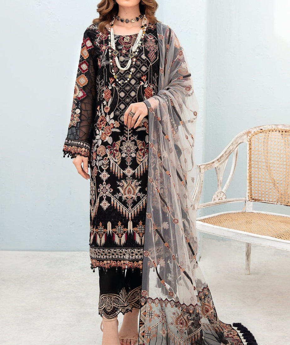 Ramsha Chevron Chiffon`23 D#707