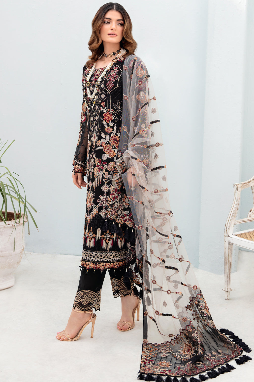 Ramsha Chevron Chiffon`23 D#707