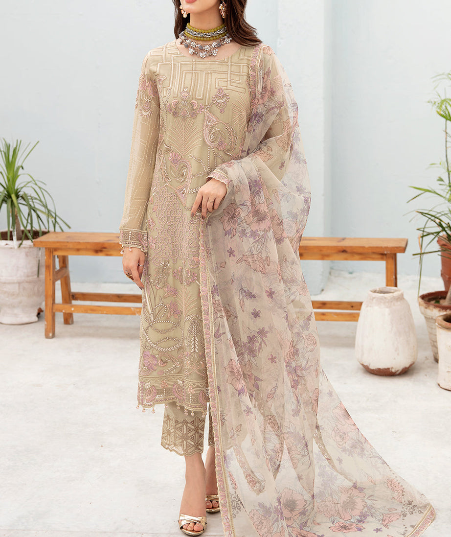 Ramsha Chevron Chiffon`23 D#701