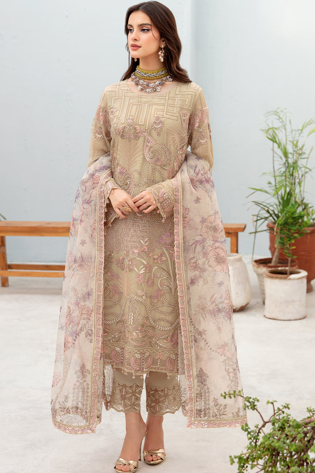 Ramsha Chevron Chiffon`23 D#701