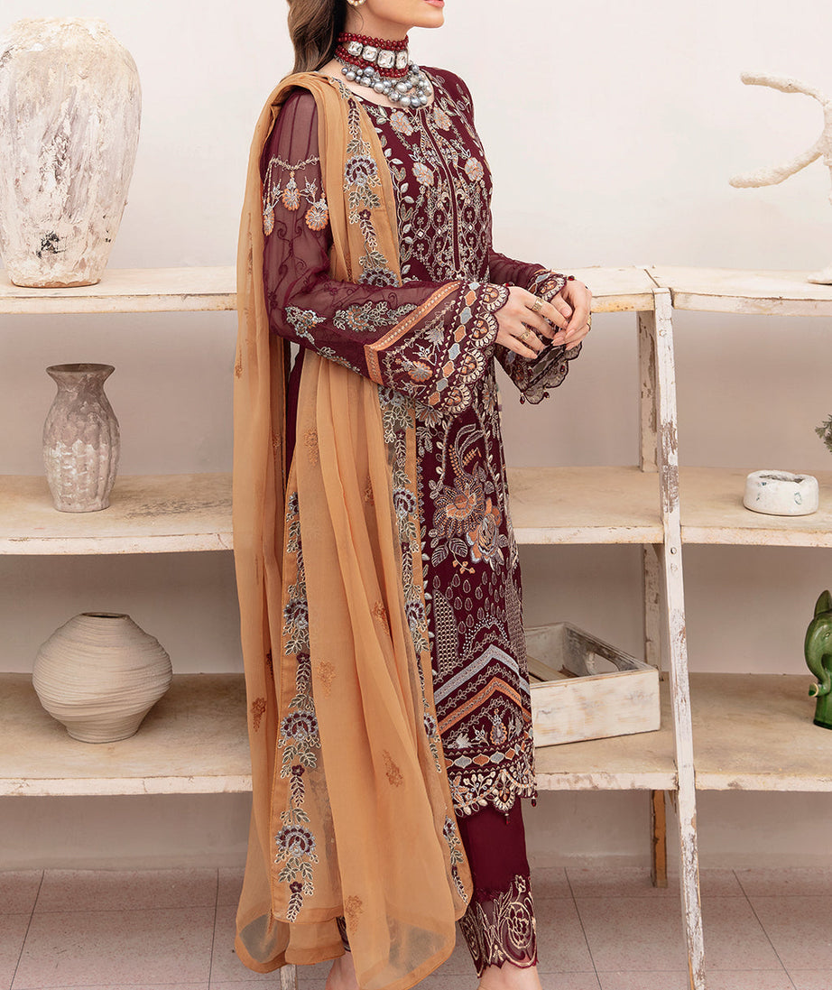 Ramsha Chevron Chiffon`23 D#712