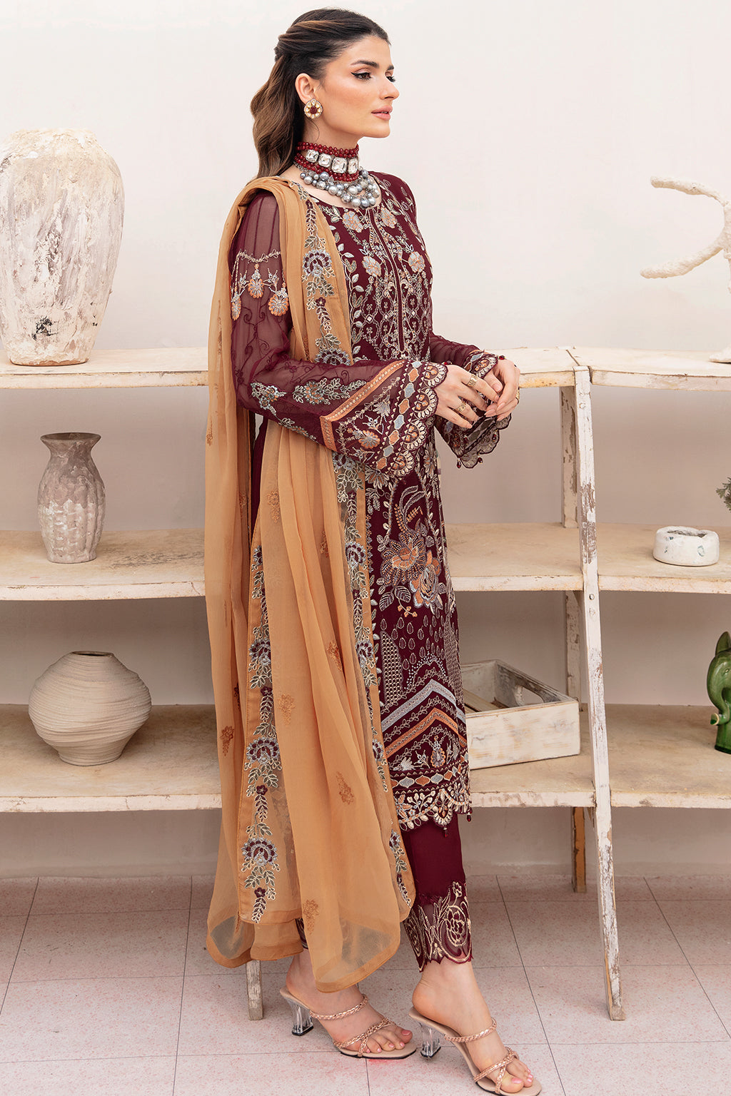 Ramsha Chevron Chiffon`23 D#712