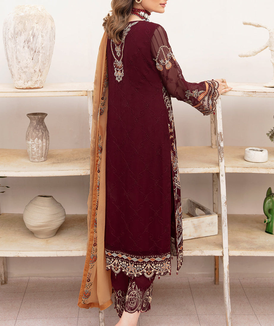 Ramsha Chevron Chiffon`23 D#712