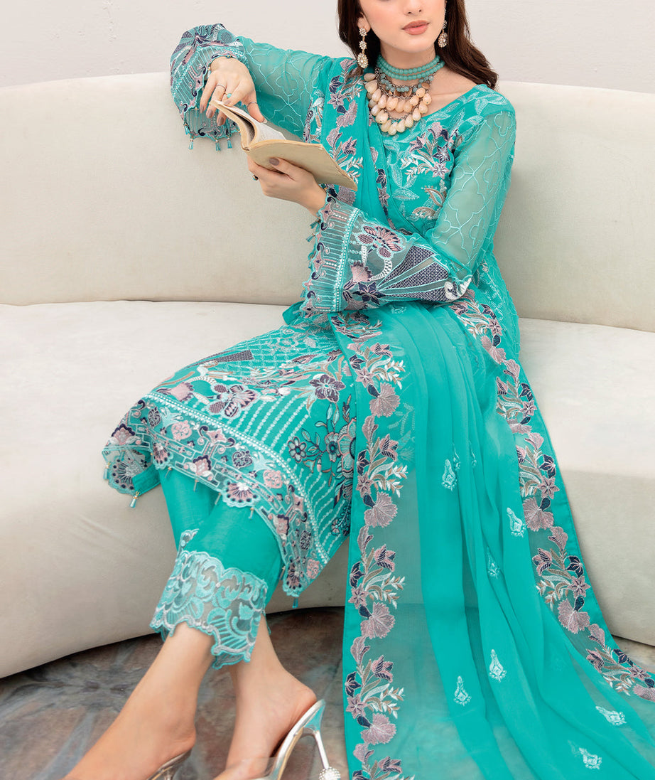 Ramsha Chevron Chiffon`23 D#708