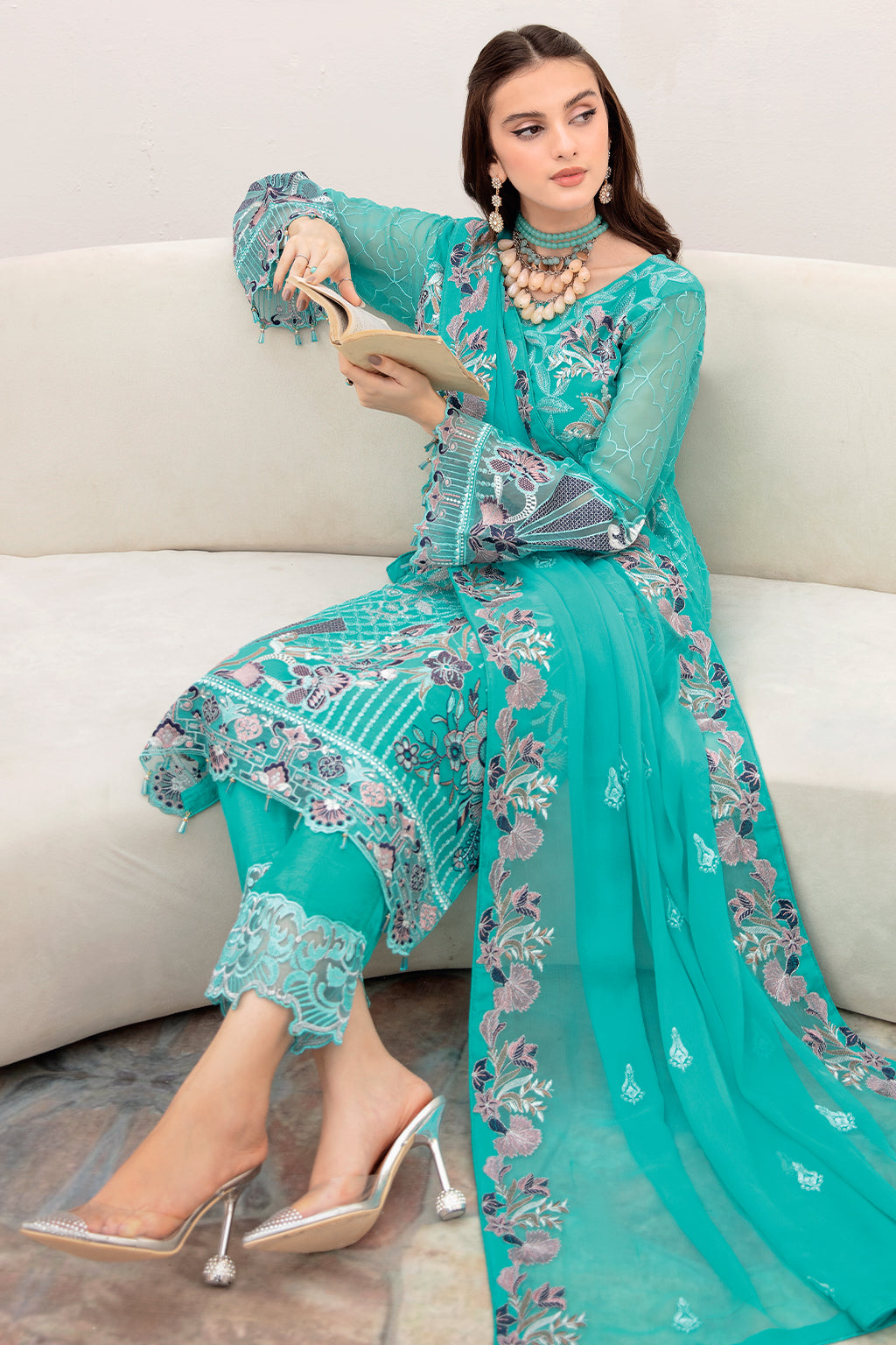 Ramsha Chevron Chiffon`23 D#708