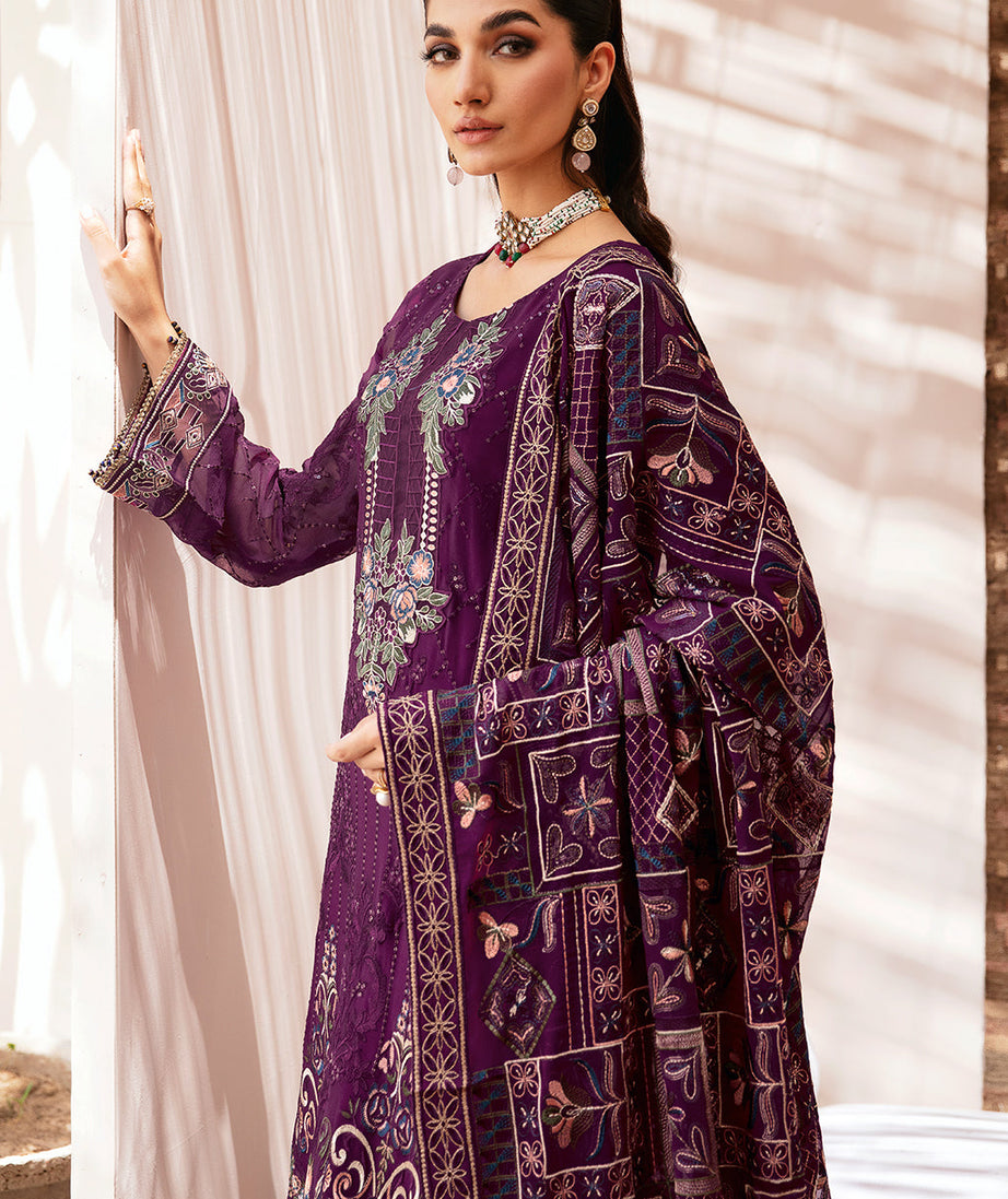 Ramsha Kashish W/Chiffon'24 Vol-2 K#201