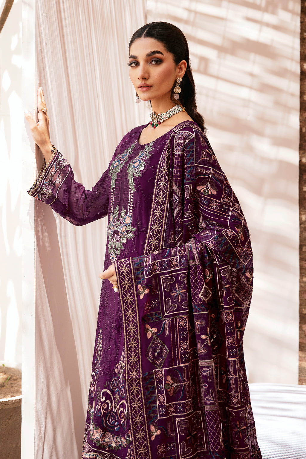 Ramsha Kashish W/Chiffon'24 Vol-2 K#201