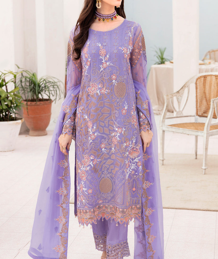 Ramsha Chevron Chiffon`23 D#711