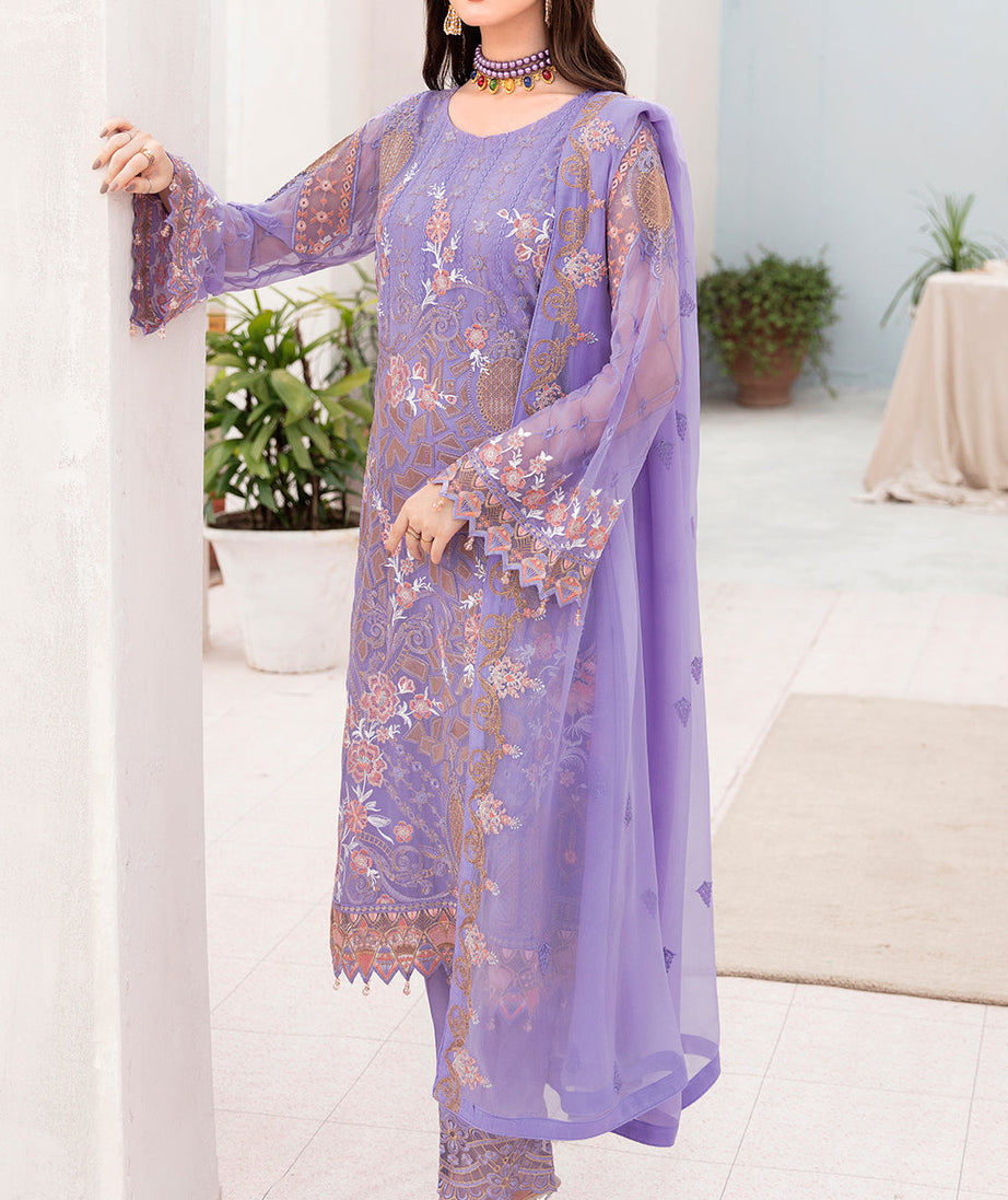 Ramsha Chevron Chiffon`23 D#711