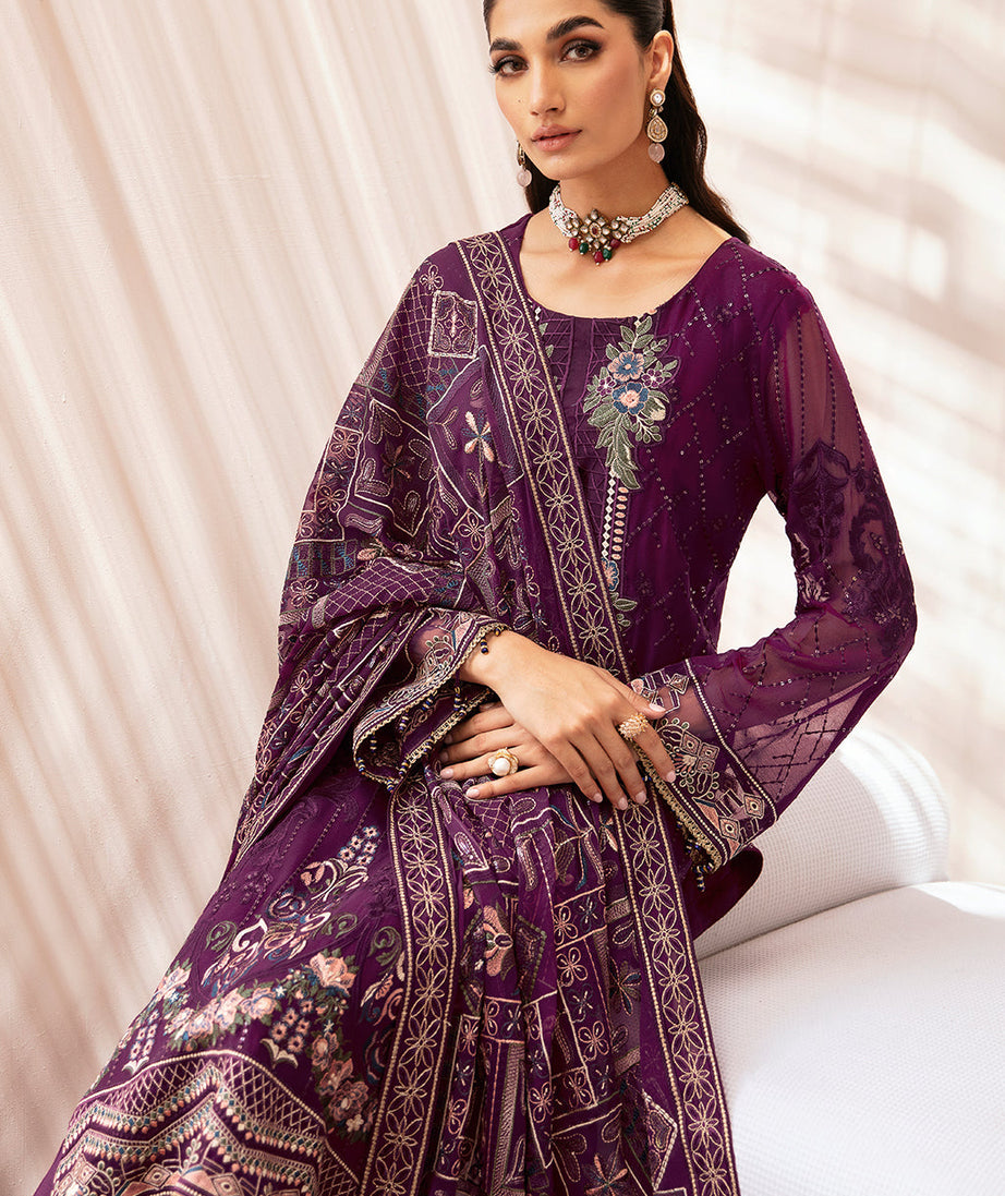 Ramsha Kashish W/Chiffon'24 Vol-2 K#201