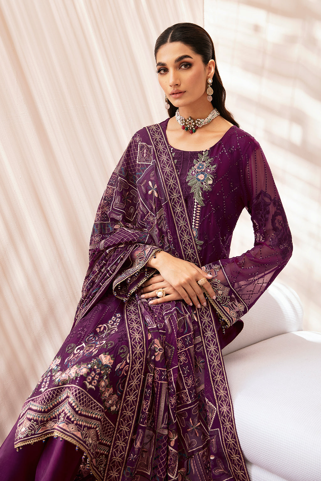 Ramsha Kashish W/Chiffon'24 Vol-2 K#201